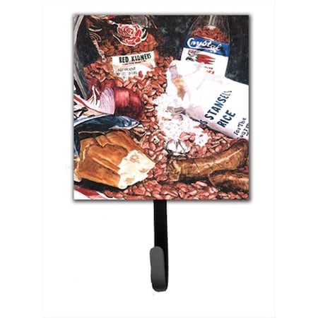 Carolines Treasures Red Beans and Rice Leash Holder Or Key Hook 8536SH4
